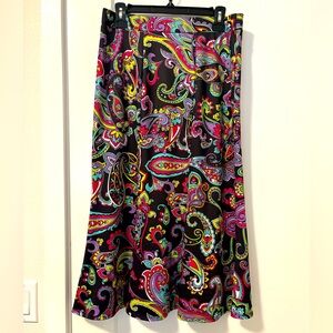Travel Elements Colorful Skirt